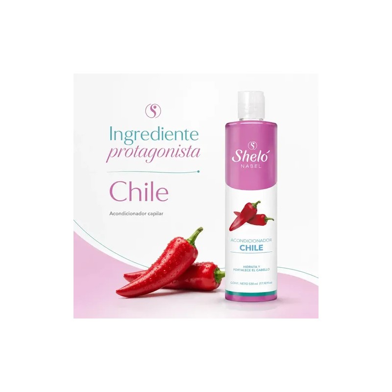 Acondicionador De Chile Sheló Nabel Crece Cabello Anticaída