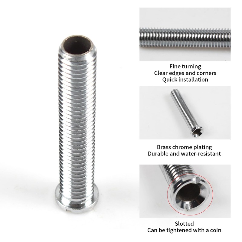 Oiieco M12 x 70 mm Kitchen Sink Basket Strainer Screw,