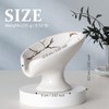Soap Dish, Soap Holder Self Draining Leaf Shape Soap Dishes,