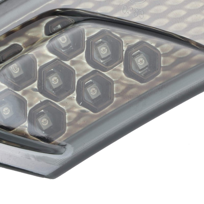 Akozon LED Side Marker Turn Signal Leaf Light Lens for