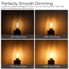 MMBGJKG Frosted Flame Tip Chandelier Light Bulb，e12 Candelabra Bulb 40