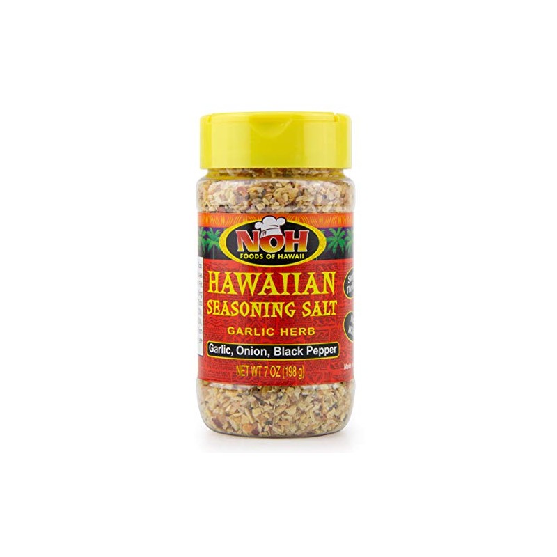 NOH Foods of Hawaii Hawaiian Seasoning Salt (Garlic Herb (Garlic,