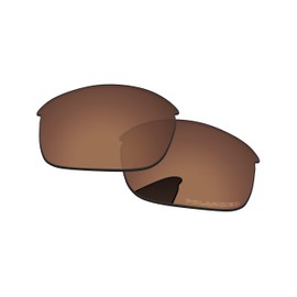 PapaViva Replacement Lenses for Oakley Flak Jacket OO9008 63mm Sunglass Copper Brown Polarized