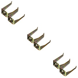 Operitacx 3 Sätze Feuerlöscher hängen Wand Montage montieren Haken Halterungen für Feuerlöscher Aufhänger für Feuerlöscher Universelle Feuerlöscherhalterung Feuerlöschergestell Eisen