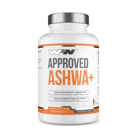 WFN Approved Ashwa + 180 Ashwagandha Capsules - Extract High Dose with 10% Withanolides - With Magnesium Bisglycinate - Vegan & No Additives - 90 Servings - Made in Germany