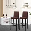 KELUINA Bar Stool Covers, Stretch Removable Washable Slipcover for Short