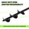 ERYTLLY Auger Drill Bit for Planting 2x16.5inch,Garden Auger Spiral Bulb