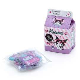 Kuromi / my melody milk pack case and sticker (shopping)