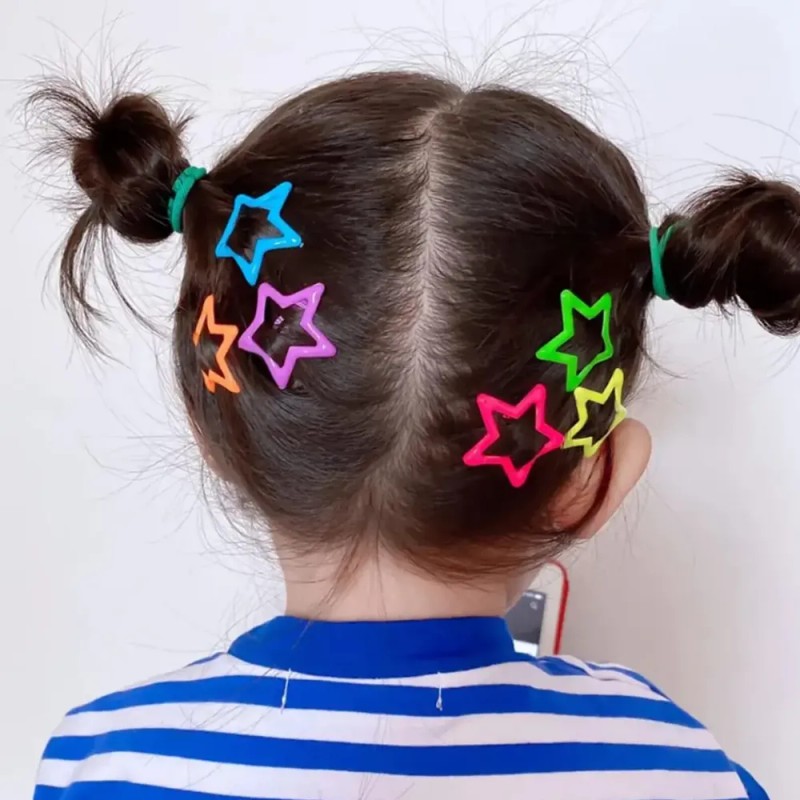 Broches En Forma De Estrella Para Cabello Paquete Con 50