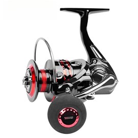 Fishing Reel 2000-7000 Max Drag 12KG Spinning Reels Metal Spool Carretilhas de Pesca Reel for Fishing Accessories Double Handle Reel Fishing Set - Color: 6000 Series