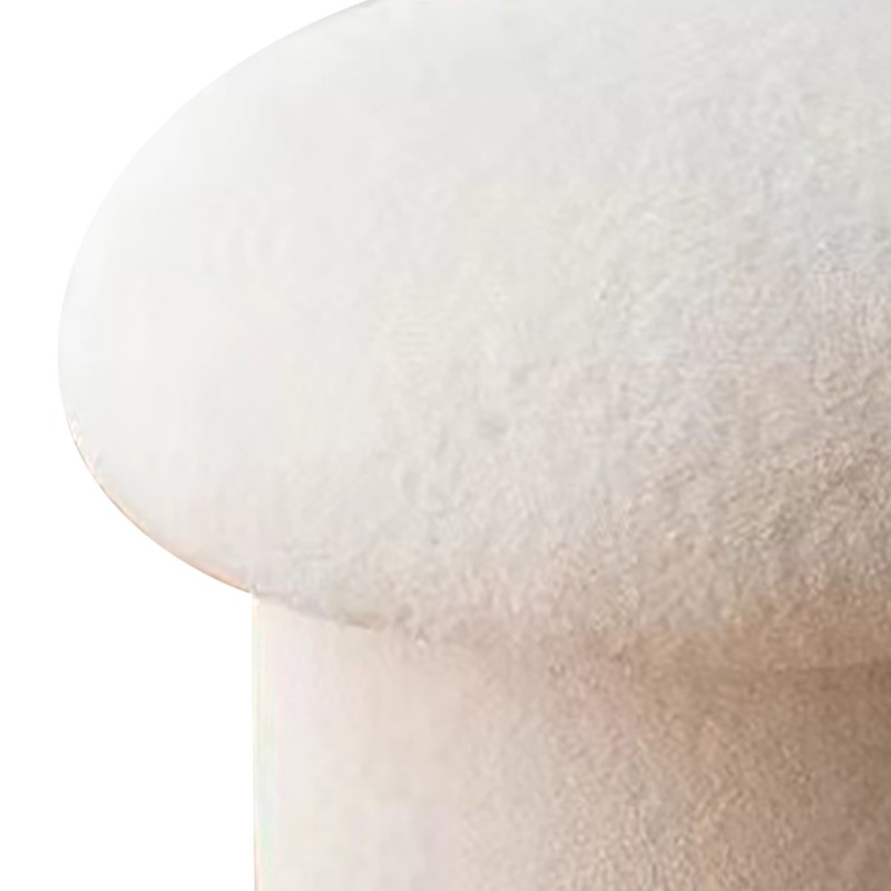 Sofa Bench Simple Elastic Comfortable Soft Round Pine Wooden Foot