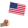 10 PCS Handheld U.S.A Flag,8.5×5.5 Inch Hand Held Mini American