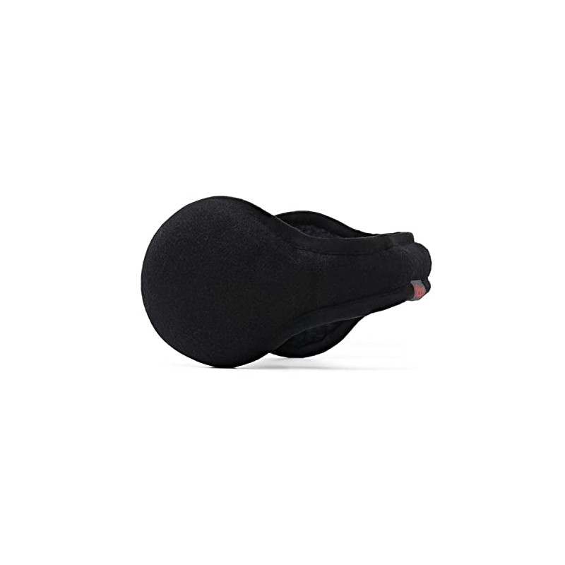 180s Men's American Wool Behind-the-Head Ear Warmer (Brown Tweed)