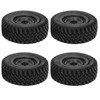 4pcs Professional Plastic Rubber Tire RC Accessory Upgrade Parts Fit