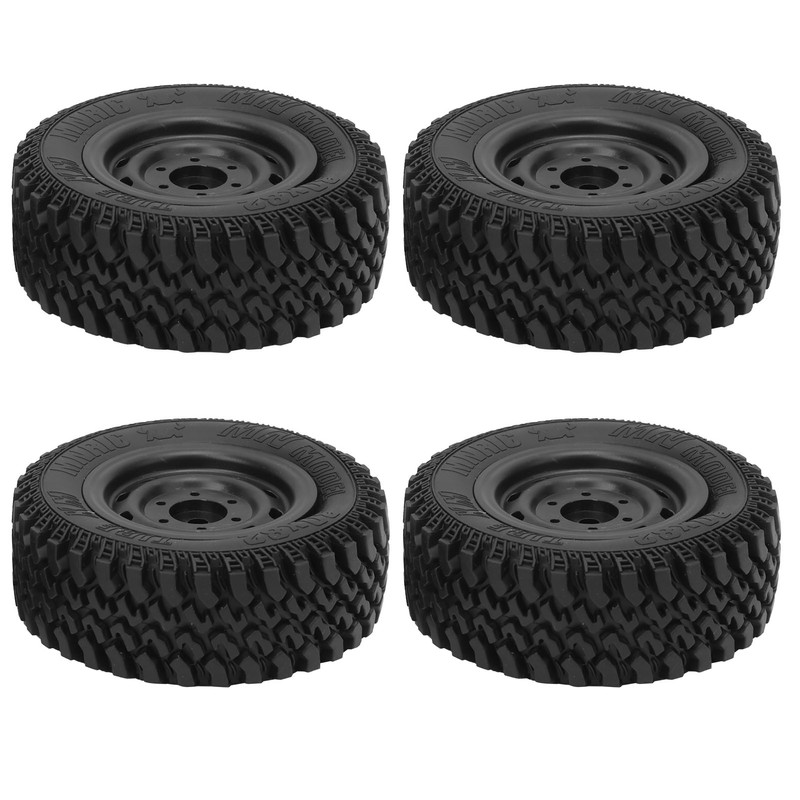 4pcs Professional Plastic Rubber Tire RC Accessory Upgrade Parts Fit