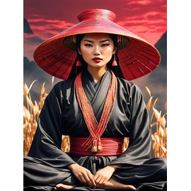 CALVENDO Puzzle Zen - Meditating Woman in Harmony with Body and Mind | Size