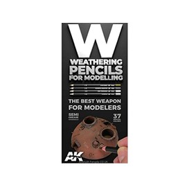 AK Color Chart Flyer: AK Weathering Pencils