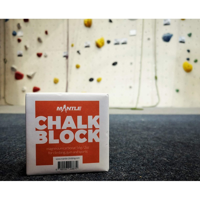 Mantle Chalk Block, Climbing Chalk for Bouldering, Climbing, Gymnastics, Weightlifting,