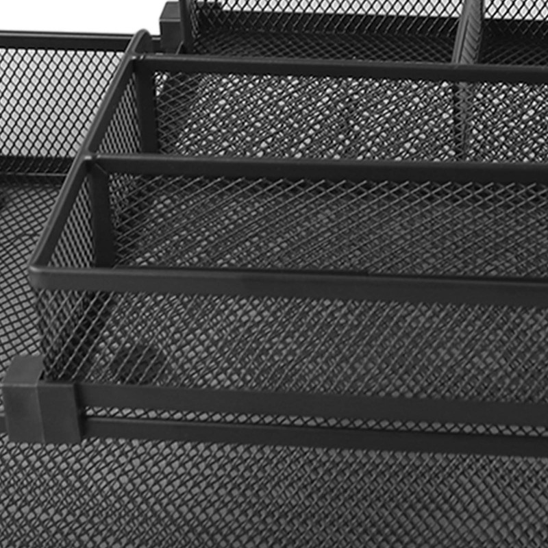 2 Tier Paper Tray Double Layer Metal Mesh Paper Tray