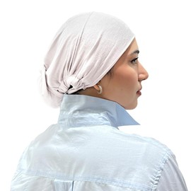DEENIN Underscarf, Hijab, Sports Hijab with Tie-Back Closure | Stylish Muslim Hijab for Women, Muslim Products, Islamic Gifts (White)