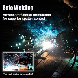 Harukiku Flux Core Welding Wire,Mild Steel E71T-GS .040 Inch Low Splatter Gasless Mig Welding Wire,1KG(2.2LB) Spool 2 Pack