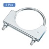 sourcing map sourcing map Muffler U-Bolt Clamps for 89mm(3-1/2") Diameter