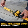 DEWALT DXBC9002 Black/Yellow 2” x 10’ Auto Retractable Ratchet Straps