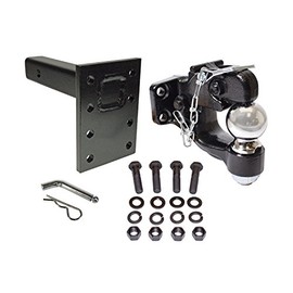 Rigid Hitch Incorporated Combination Pintle Hook w/ 2" Ball, Mounting Plate and Hardware