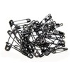 Safety Pins Black Assorted Sizes