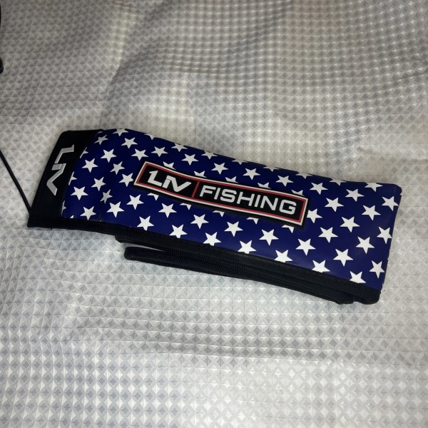 LIV FISHING Rod Sleeve Neoprene Floating Hook Resistant American Flag