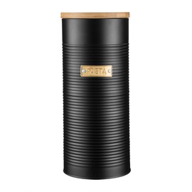 Typhoon 1401.17 Pasta Storage Canister Pasta Storage Canister, 11 x 11 x 27 cm, Matte Black, 29172