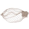 2pcs Fish Net Decoration Cotton Soft Comfortable Mediterranean Style Beige