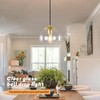 KoKo&Yukina 8 Inch Globe Pendant Lighting for Kitchen Island Mid