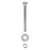 1/2" x 5" (25 Pack) Galvanized Carriage Bolt Kit, Hot