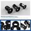 Glarks Jack Nuts Kit Metric M4 Black Petal Nuts Expansion