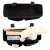 IGNPION Canvas Bed Box Bed Bags Baskets Hanging Adjustable Strap