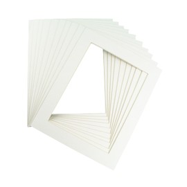 Ten Pack of Antique/Off White Picture/Photo Mount Size A4 to fit Image A5