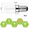 AGOTD AGOTD LED refrigerator lamp E14 LED lamps, 1.5W warm