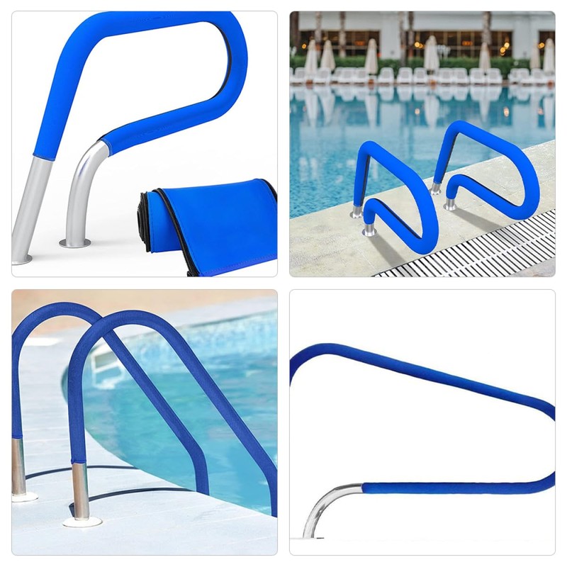 ORFOFE Indoor Pool Handrail Cover Neoprene for Safe Swimming Non