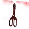 Ipetboom Wooden Kitchen Serving Tongs Scald Scissor Style Bread Clips