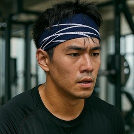 Premium Sports Mesh Workout Headband Headband Red Point