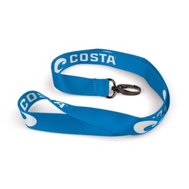 Oakley Costa Del Mar mens Lanyard Key Chain, Blue/White, One Size US