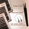 Himirell Lash Clusters Kit Fluffy Volume Eyelash Extension Kit 140Pcs