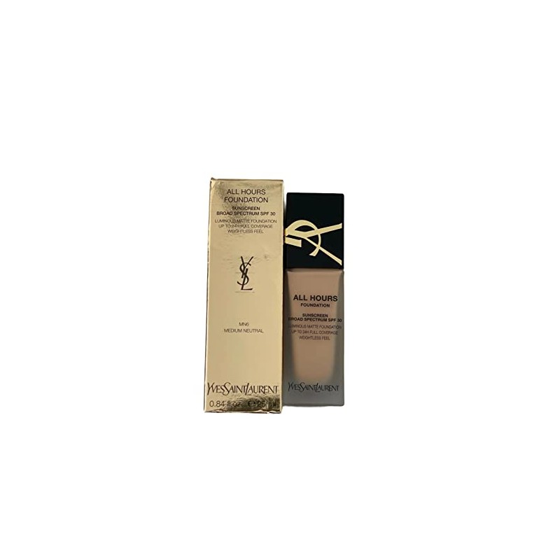 YSL All Hours Luminous Matte Foundation (MN6)