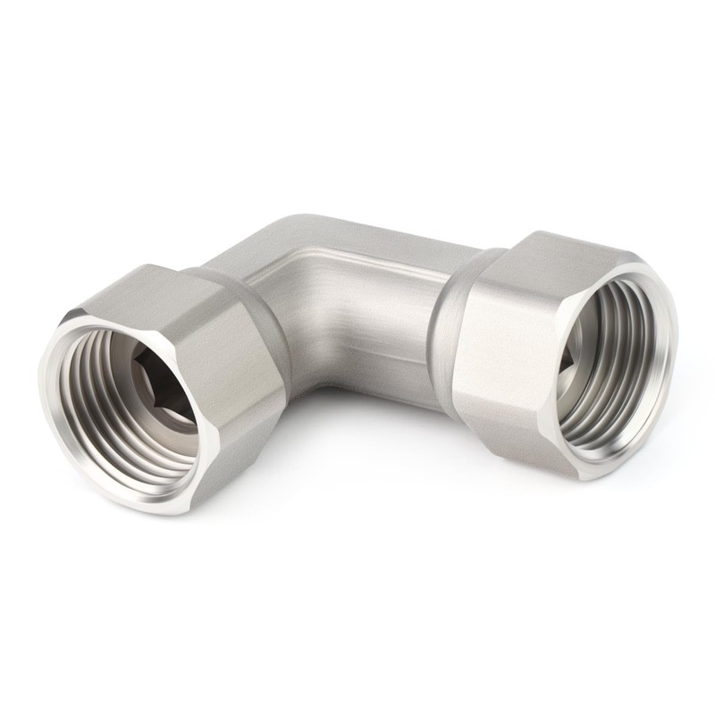 TAISHER 2PCS 304 Stainless Steel 90 Degree Elbow 2 Ends