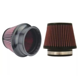 Aftermarket X-1018-BR High Performance Air Filter Cotton Gauze Red/Black 5" Tall 4.5" Inlet