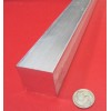 Basic 6061 T651 Aluminum Square Bar, 1 3/8" (1.375") Thick