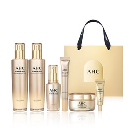 AHC Renew Age Total 4-piece Gift Set + Ampoule-in Eye Cream 7ml / AHC 리뉴에이지 토탈 4종 기프트세트 +앰플인 아이크림 7ml