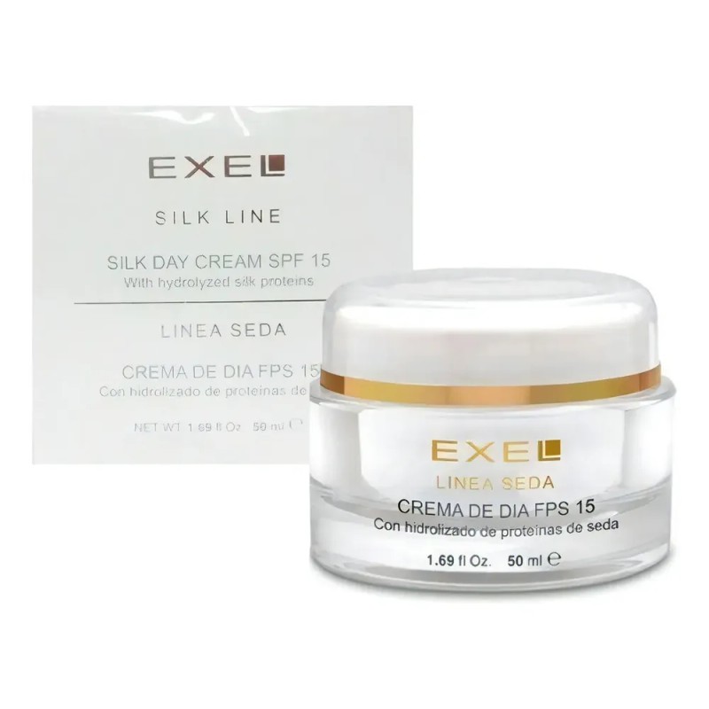 Crema Facial de Día Exel con Ácido Hialurónico y FPS