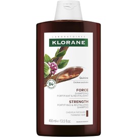 Klorane Shampoo with Quinine and B Vitamins for Thinning Hair, Support Thicker, Stronger, Healthier Hair, Men & Women, 13.5 oz.